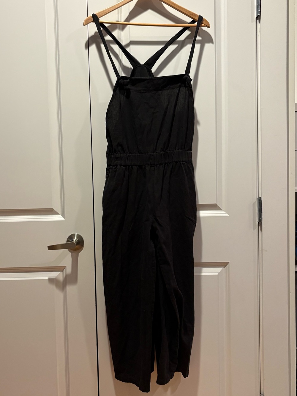 Simons overalls romper organic cotton black